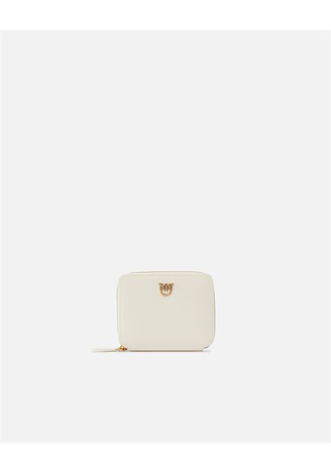 Portafoglio quadrato zip-around in pelle PINKO | 100249 A0F1Z14Q